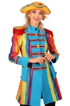 Carnavalsjas Rainbow Gold dames