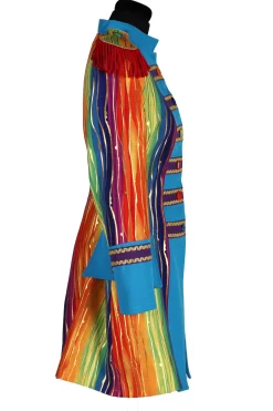 Carnavalsjas Rainbow Gold dames