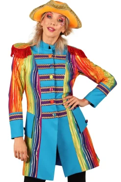 Carnavalsjas Rainbow Gold dames