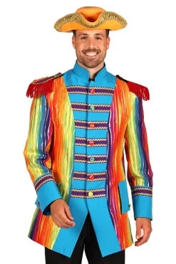 Carnavalsjas Rainbow Gold heren