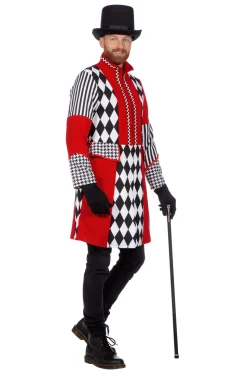 Carnavalsjas Ruiten zwart wit rood Heren