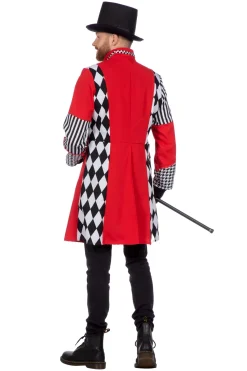 Carnavalsjas Ruiten zwart wit rood Heren