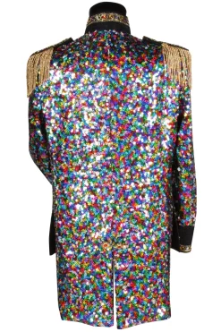 Carnavalsjas Sequinmaster heren