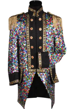Carnavalsjas Sequinmaster heren