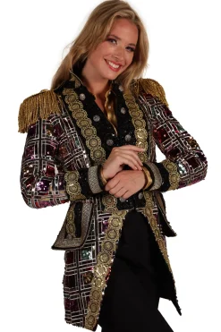 Carnavalsjas Sequin Mirror dames