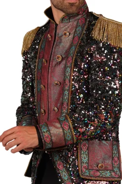 Carnavalsjas Sequin Party heren