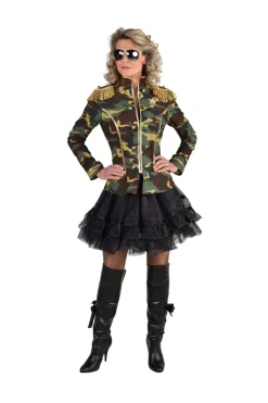 Carnavalsjas voor Dames - camouflage