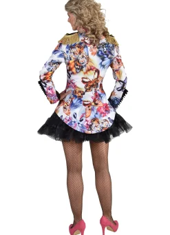 Carnavalsjas White Butterfly voor dames