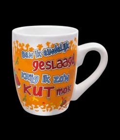 Cartoon mok - Geslaagd kut
