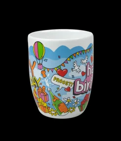 Cartoon mok - Happy Birthday