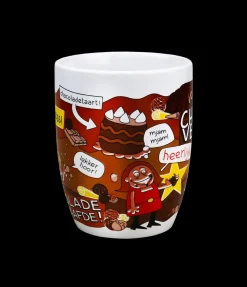 Cartoon mok - Chocolade verslaafde