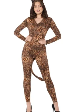 Catsuit luipaard print voor dames
