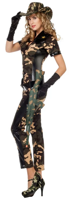 Catsuit militair voor dames