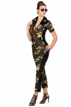 Catsuit militair voor dames