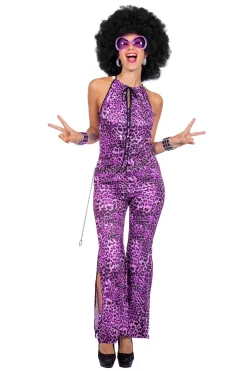Catsuit panter paars