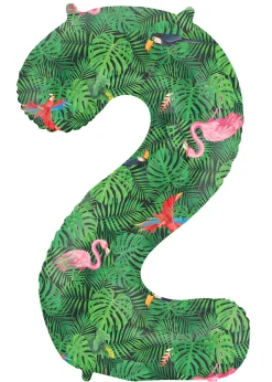 Cijfer ballon Jungle Vibe 86cm