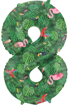 Cijfer ballon Jungle Vibe 86cm
