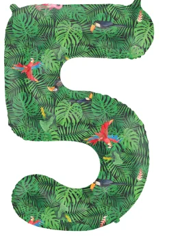 Cijfer ballon Jungle Vibe 86cm