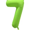 Cijfer ballon Neon Groen 86cm
