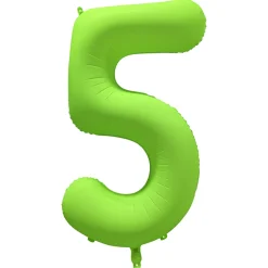 Cijfer ballon Neon Groen 86cm