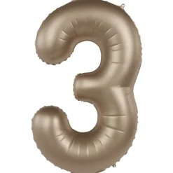 Cijfer ballon Starlight Gold 86 cm