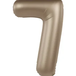Cijfer ballon Starlight Gold 86 cm