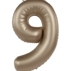 Cijfer ballon Starlight Gold 86 cm