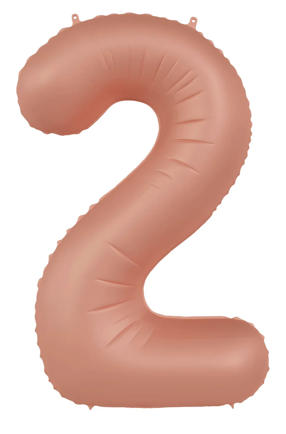 Cijfer ballon Vintage Rose 86cm