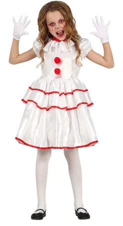 Clown IT meisjes kostuum