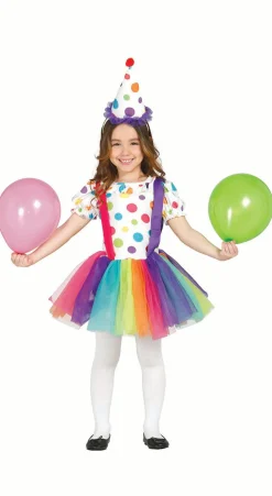 Clown meisje kostuum
