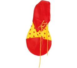 Clowns schoenen rood en geel 36cm