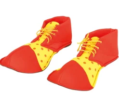 Clowns schoenen rood en geel 36cm