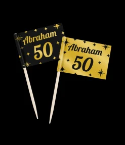 Cocktailprikkers classy Abraham 50