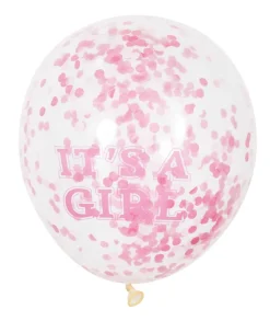 Confetti ballonnen It's a boy - girl
