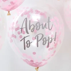 Confetti ballonnen Oh Baby 5st