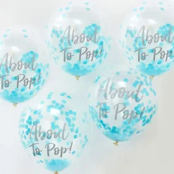 Confetti ballonnen Oh Baby 5st