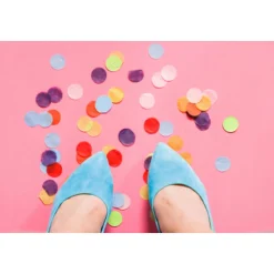 Confetti verjaardag gekleurd 14gr