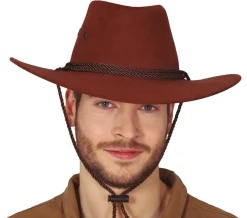 Cowboyhoed bruin extra groot