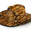 Cowboyhoed met tijgerprint