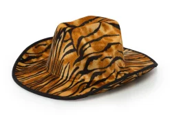 Cowboyhoed met tijgerprint