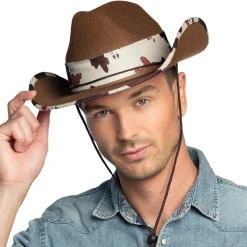 cowboyhoed Texas bull