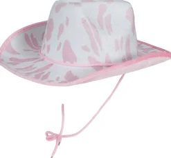Cowboyhoed velvet koeienprint Roze