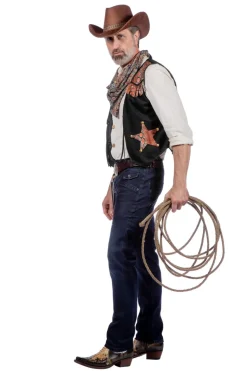 Cowboyvest ster heren