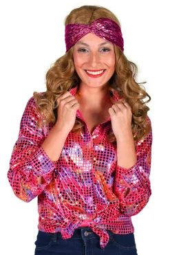 Damesblouse Disco glamour