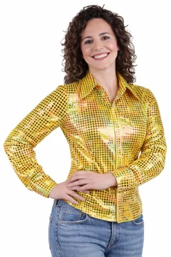 Damesblouse Disco glamour
