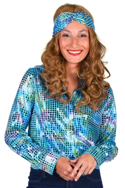 Damesblouse Disco glamour