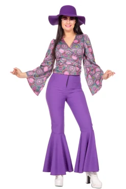 Damesblouse flower power