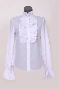 Damesblouse jabot