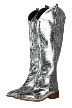 Dameslaarzen Metallic Snake