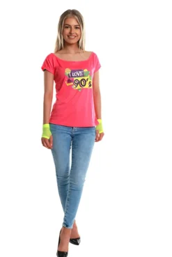 Damesshirt I love the 90s